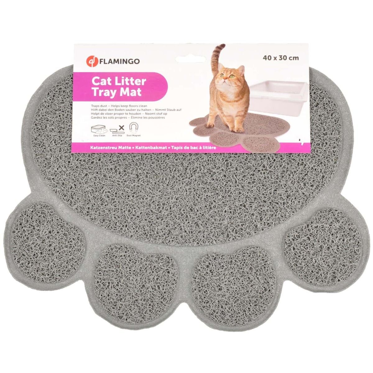 Flamingo Pitou Matti Paw Cat Litter Tray Mat