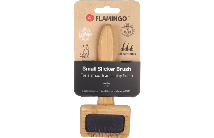 Flamingo Slicker Brush Babu Smooth & Shiny Cat Brush