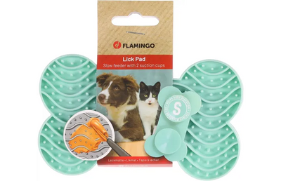 Flamingo Yummy Silicone Bone Lick Pad