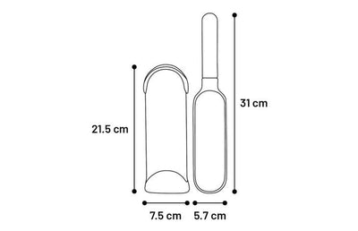 Flamingo Fura Cat Hair Remover White/Grey 32.5x7.5x5.2cm