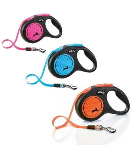 Flexi New NEON Neon Tape Leash