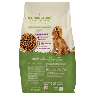 Harringtons Complete Chicken & Rice Senior Dry Dog Food 12kg