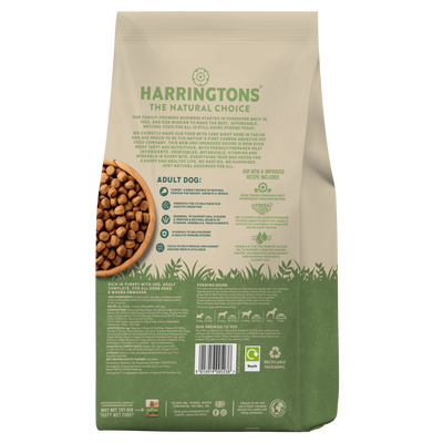 Harringtons Complete Turkey with Veg Adult Dry Dog Food