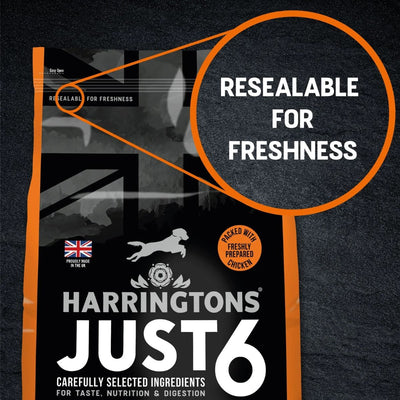 Harringtons Just 6 Chicken Grain Free Adult Dry Dog Food