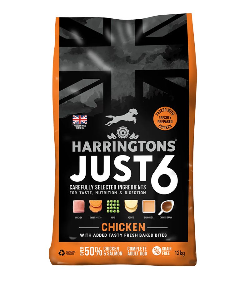 Harringtons Just 6 Chicken Grain Free Adult Dry Dog Food