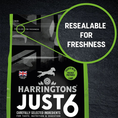 Harringtons Just 6 Lamb Grain Free Adult Dry Dog Food