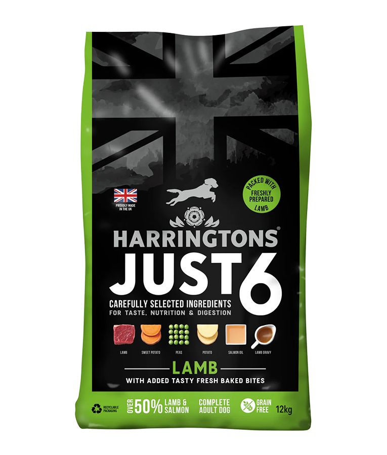 Harringtons Just 6 Lamb Grain Free Adult Dry Dog Food
