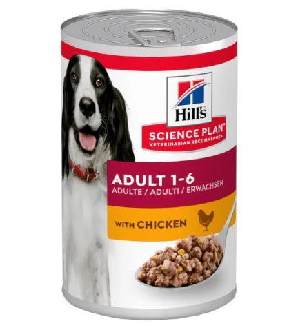 Hill's Science Plan Canine Adult Savoury with Chicken Wet Dog Food 370G