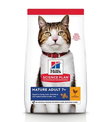 Hill's Science Plan Mature Adult 7+ Cat Food with Chicken