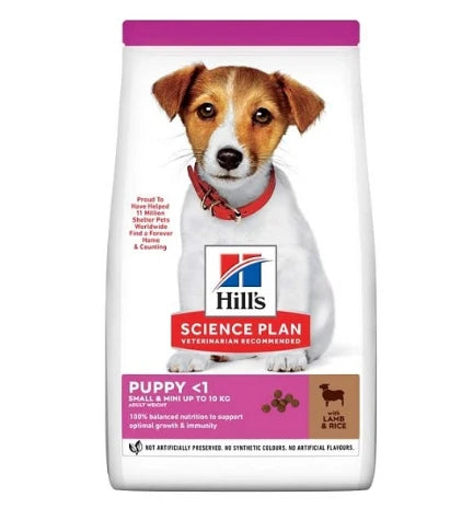 Hill's Science Plan Small&Mini Puppy Food Lamb & Rice