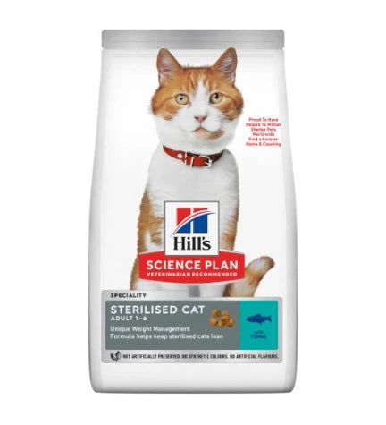 Hill's Science Plan Sterilised Young Adult Cat Food with Tuna