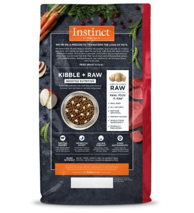 Instinct Raw Boost Kibble Beef Dry Dog Food