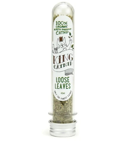 King Catnip Loose Leaves Catnip in Tube