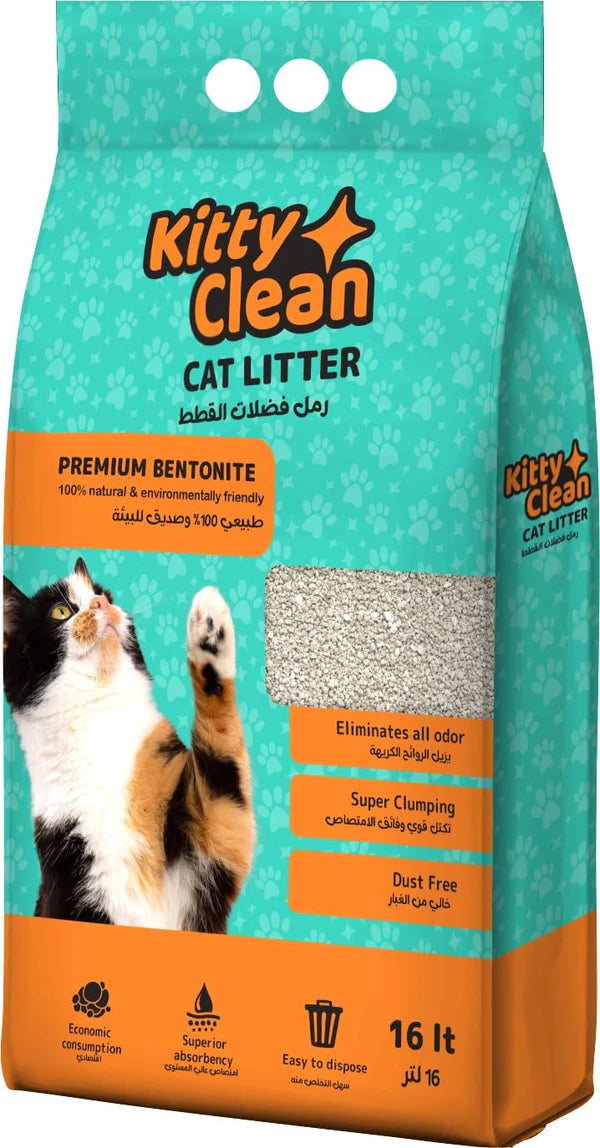 Kitty Clean Clumping Cat Litter - 16L