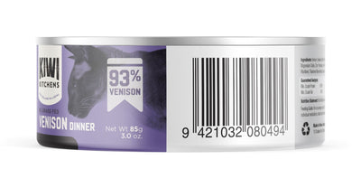 Kiwi Kitchens Grass Fed Venison Dinner Canned Wet Cat Food