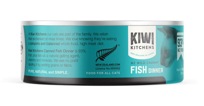 Kiwi Kitchens Wild Caught Fish Dinner Canned Wet Cat Food