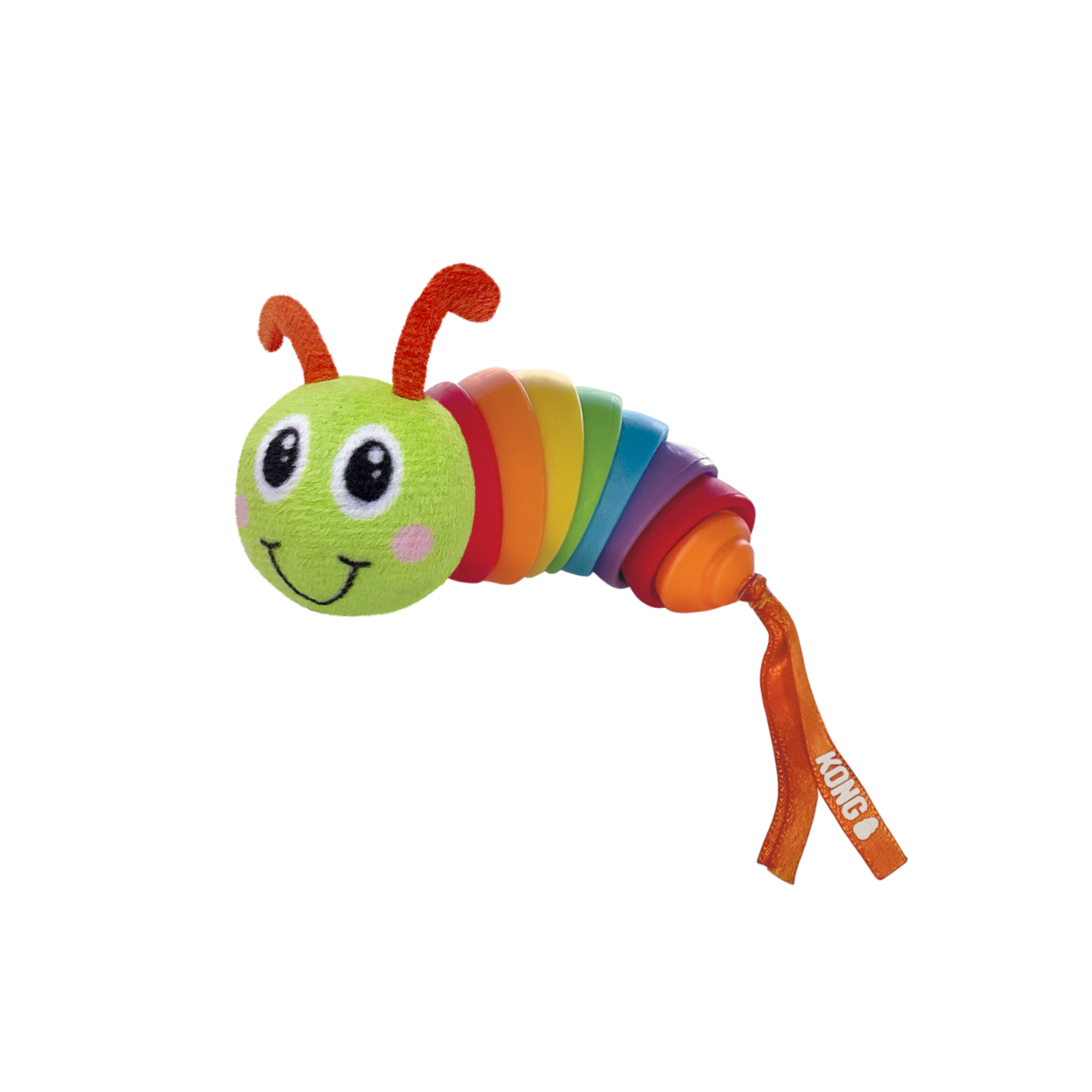 Kong Bat-A-Bout Clacks Caterpillar Cat Toy