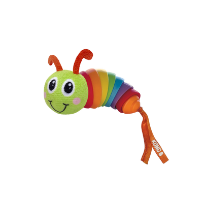 Kong Bat-A-Bout Clacks Caterpillar Cat Toy