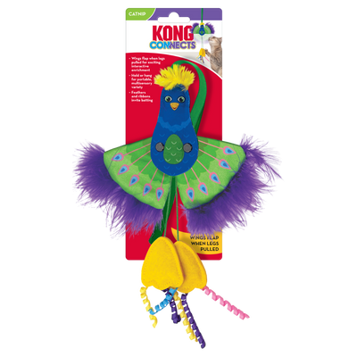 Kong Connects Peacock Feather Cat Toy