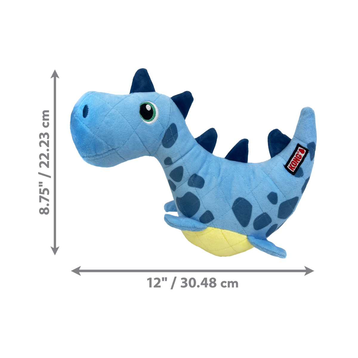Kong Dynos Roars Dog Toy Blue