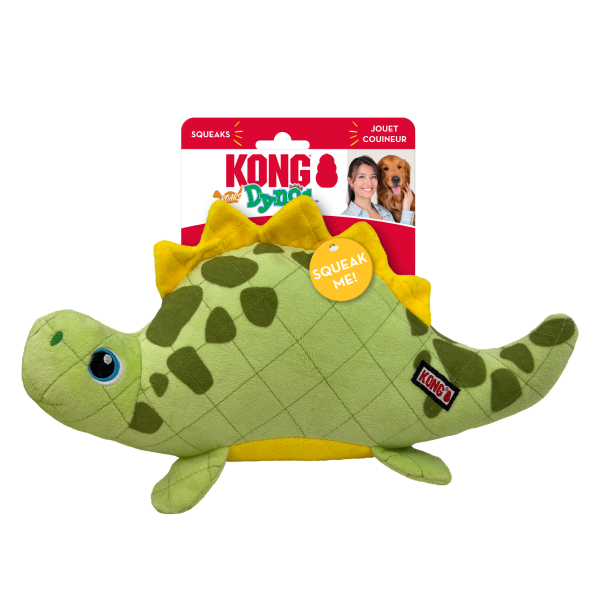 Kong Dynos Roars Dog Toy Green