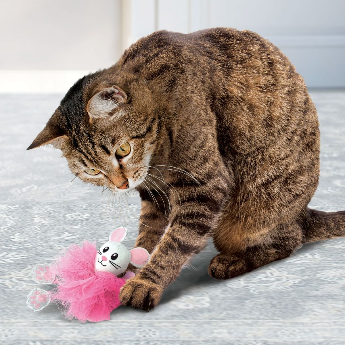 Kong Flingaroo Tutu Mouse Cat Toy