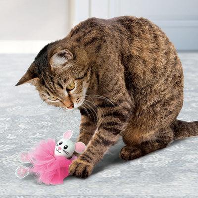 Kong Flingaroo Tutu Mouse Cat Toy