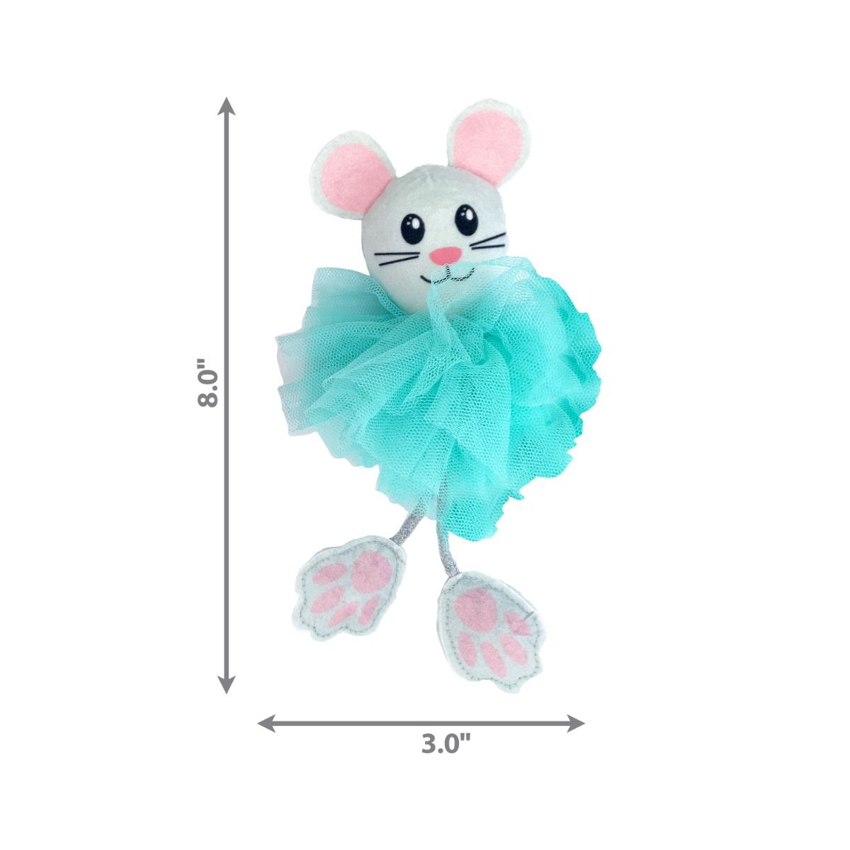 Kong Flingaroo Tutu Mouse Cat Toy