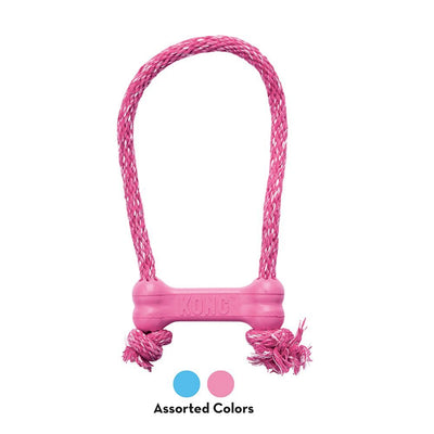 Kong Goodie Bone with Rope Puppy Toy