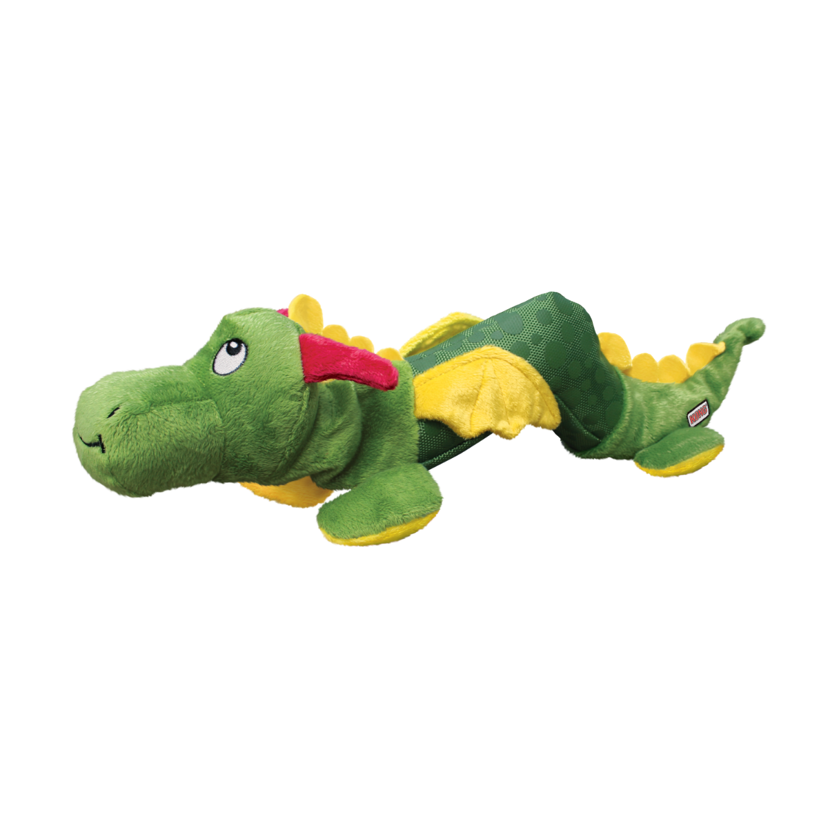 Kong Shakers Dragon Plush Squeaker Dog Toy