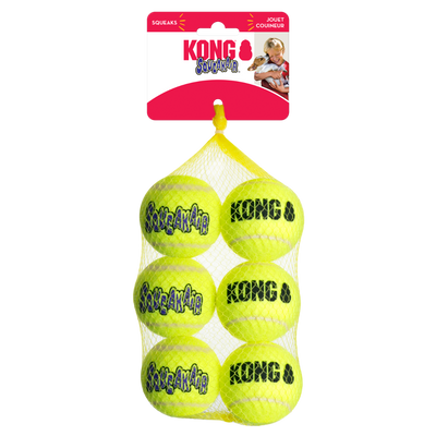 Kong SqueakAir Ball Dog Toy 6 pack