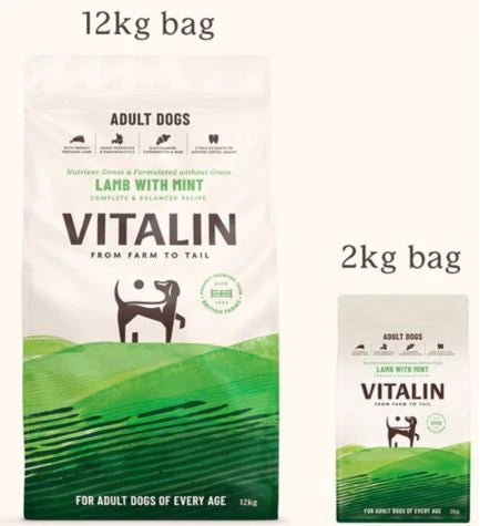 Vitalin Lamb & Mint Dog Dry Food