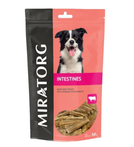 Miratorg Dried Beef Intestines Dog Treats