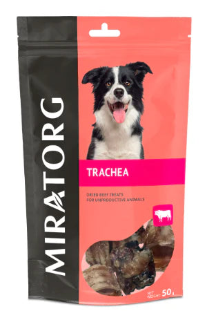 Miratorg Dried Beef Trachea Dog Treats