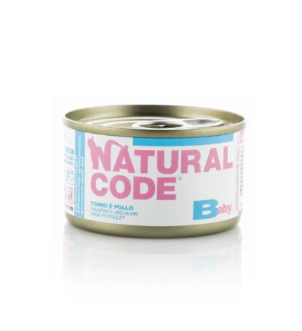 Natural Code Kitten Baby Tuna & Chicken Wet Cat Food - 85G