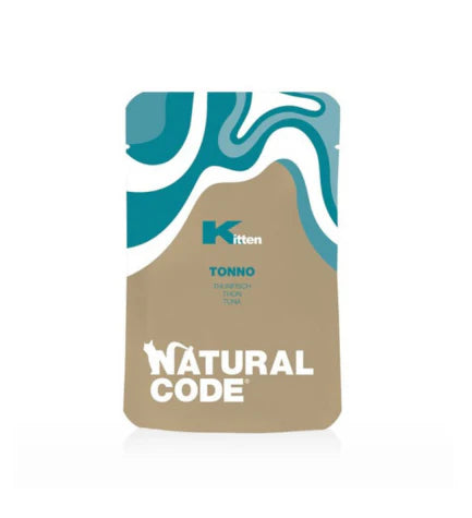 Natural Code Kitten Tuna Wet Cat Food Pouch - 70G