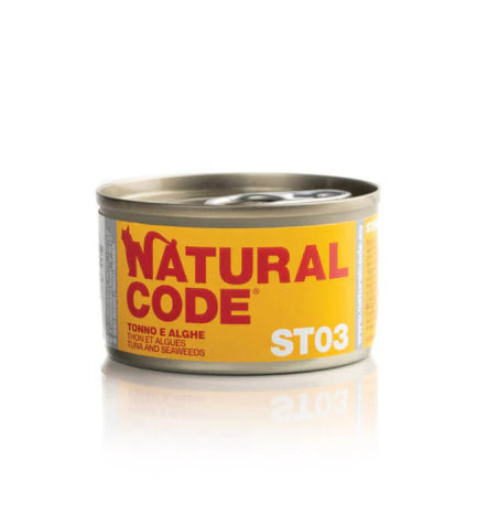 Natural Code Steril 03 Tuna & Seaweeds Wet Cat Food - 85G