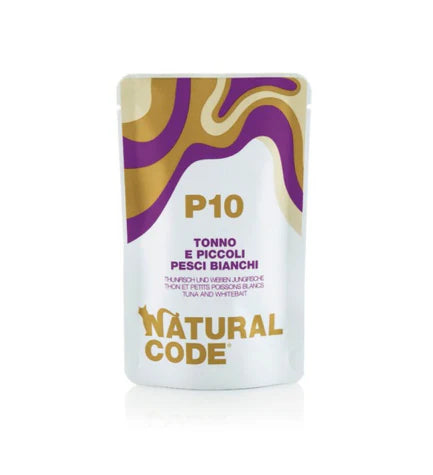 Natural Code Tuna & Whitebait Soft Jelly Wet Cat Food - 70G