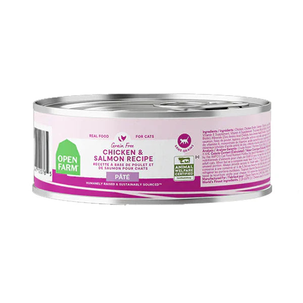 Open Farm Chicken & Salmon Pate Wet Cat Food 150G