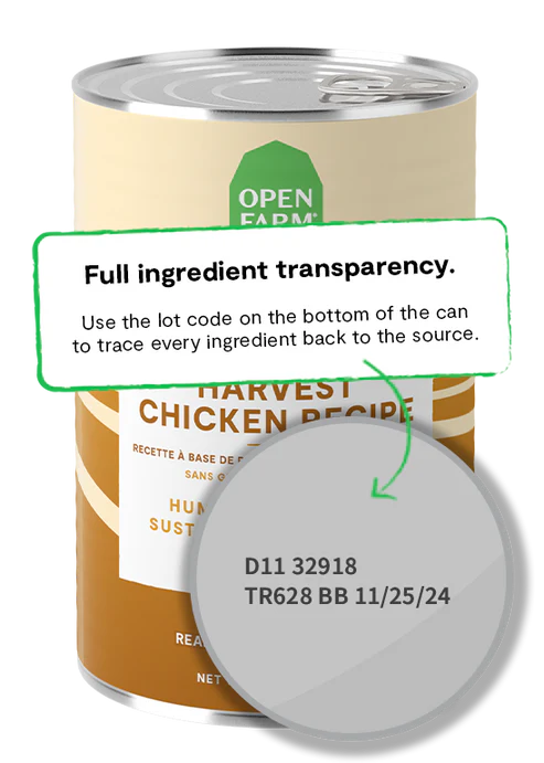 Open Farm Harvest Chicken Pate Wet Dog Food 354G