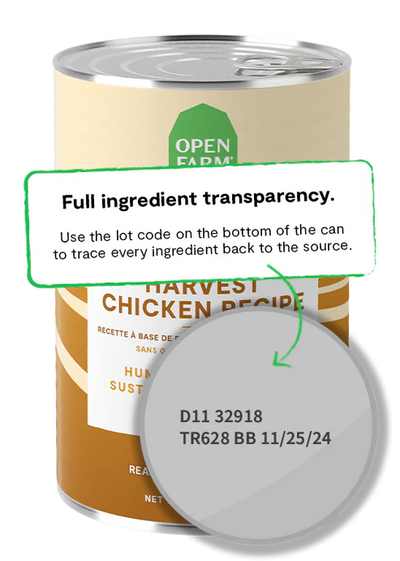 Open Farm Harvest Chicken Pate Wet Dog Food 354G