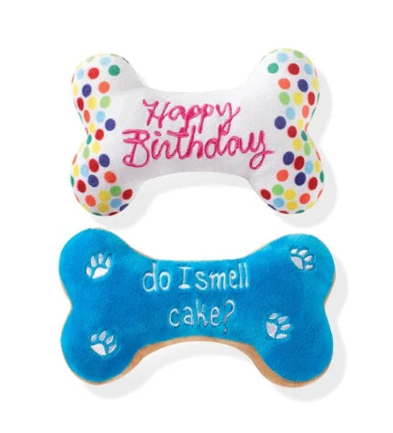 PetShop by Fringe Studio Birthday Bone Cookies Dog Toy