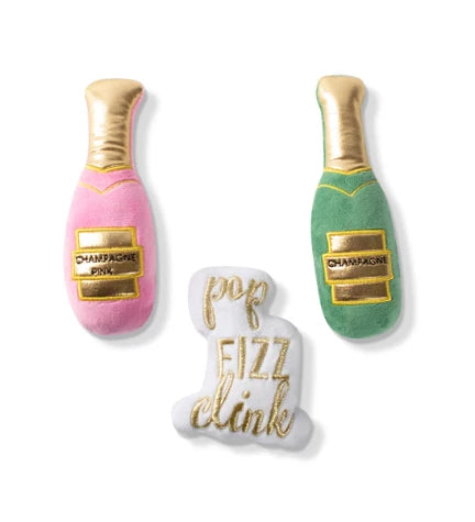 PetShop by Fringe Studio Champagne 3pcs Mini Dog Toy Set