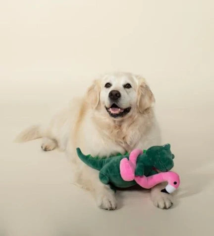 PetShop by Fringe Studio Flamingo Fun-Large Plush Dog Toy