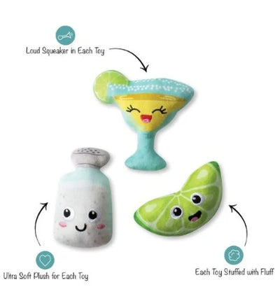 PetShop by Fringe Studio On Margarita Time 3pcs Small Dog Toy Set