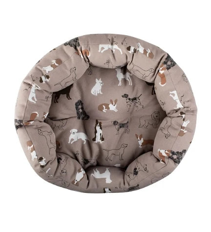 PetShop by Fringe Studio Pencil Dogs Warm Cuddler Pet Bed