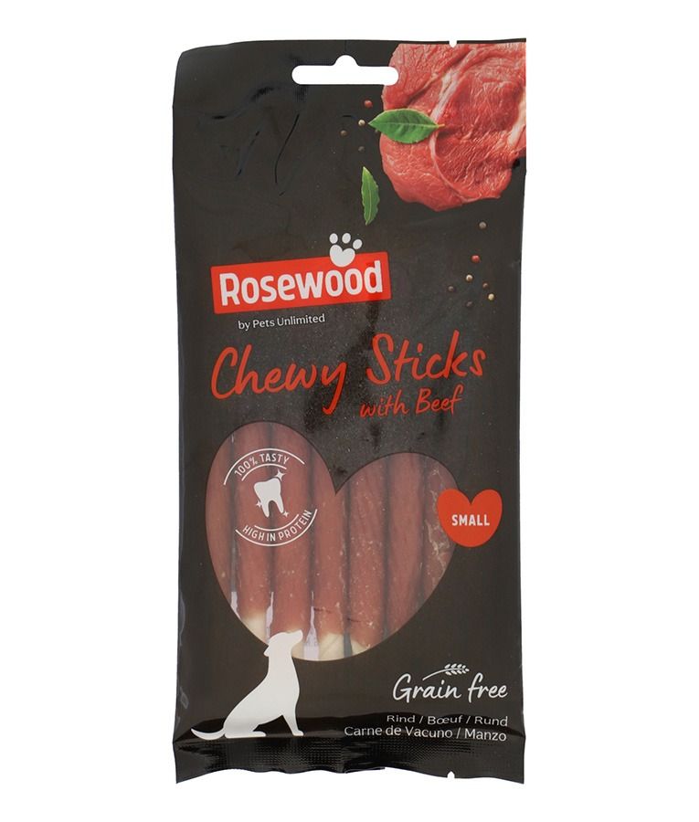 Pets Unlimited Chewy Stick with Beef Small Dog Treats 8pcs