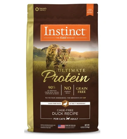 Instinct Ultimate Protein Cage Free Duck Recipe Cat Dry Food