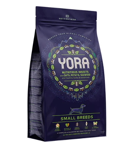 Yora Pet Foods Insect Protein Small Breed Adult Dry Dog Food