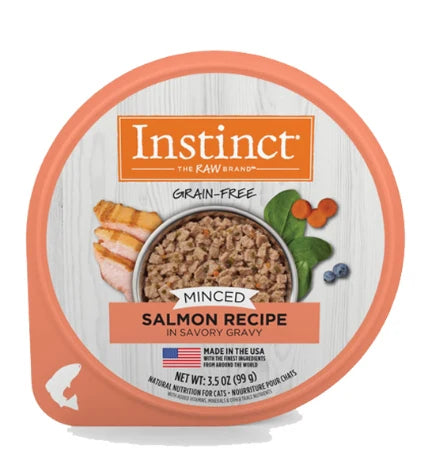 Instinct Minced Real Salmon Recipe Wet Cat Food 99G